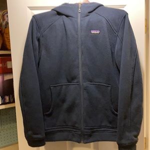 Men’s Patagonia hooded lightweight jacket size large